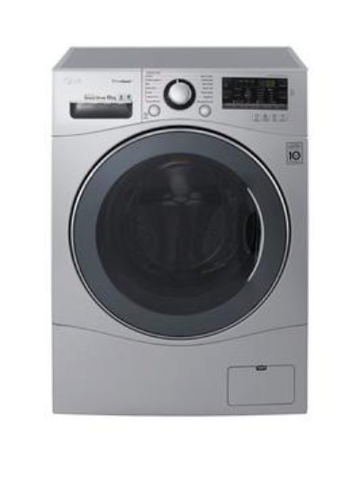 Lg Fh4A8Jds4 10Kg Load, 1400 Spin Washing Machine - Silver